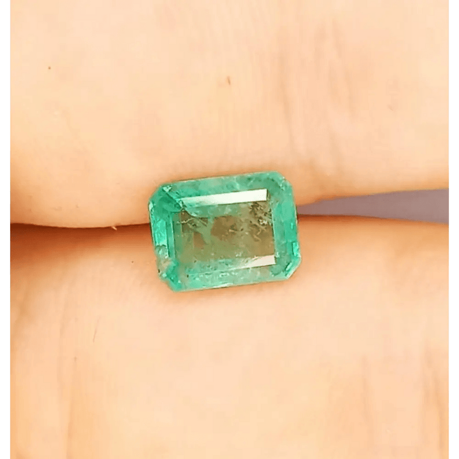 2.65ct Zambian Emerald , 100% Natural Gem - SMSGEMS 