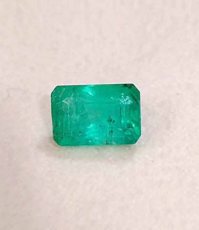 2.71ct Velvet Green Zambian Emerald , 100% Natural Earth Mined Gemstone - SMSGEMS 