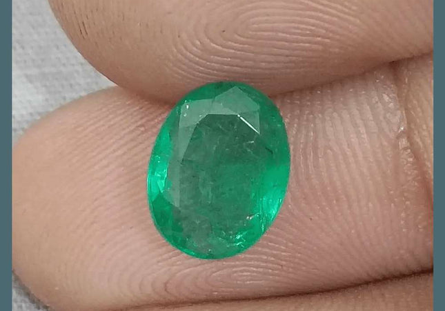 Medium Intense Panjshir Emerald - SMSGEMS 