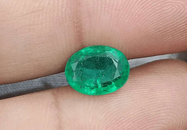 Medium Intense Panjshir Emerald - SMSGEMS 