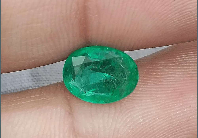 Medium Intense Panjshir Emerald - SMSGEMS 