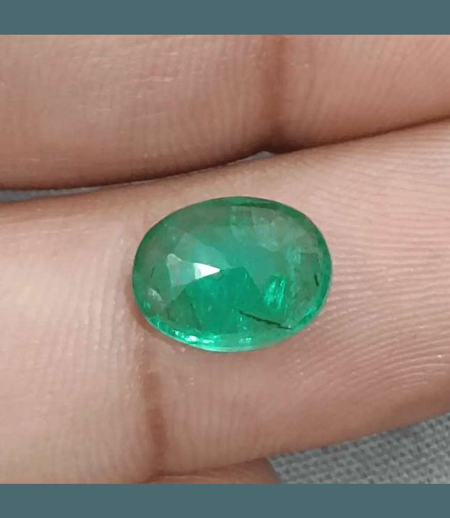 Medium Intense Panjshir Emerald - SMSGEMS 