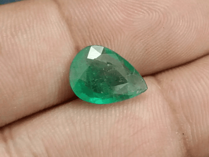 2.76ct Zambian Emerald , 100% Natural Gem - SMSGEMS 