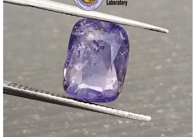 2.76ct Certified Blue Ceylon Sapphire, Natural untreated Gem - SMSGEMS 