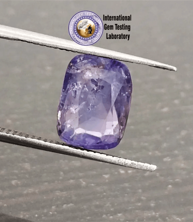 2.76ct Certified Blue Ceylon Sapphire, Natural untreated Gem - SMSGEMS 