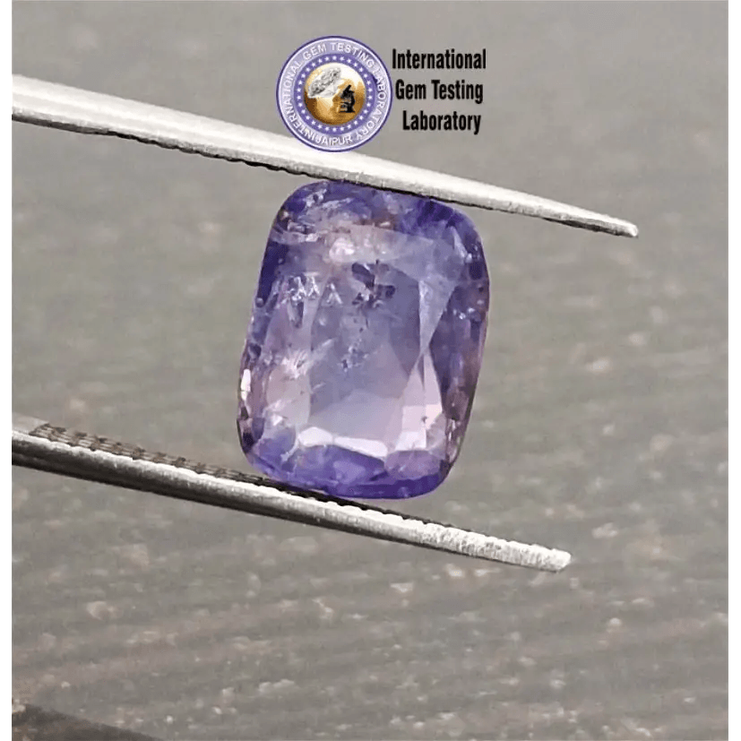 2.76ct Certified Blue Ceylon Sapphire, Natural untreated Gem - SMSGEMS 