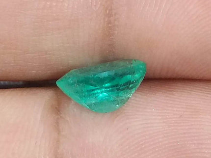 2.76ct Pastel Green Natural Russian Emerald - SMSGEMS 