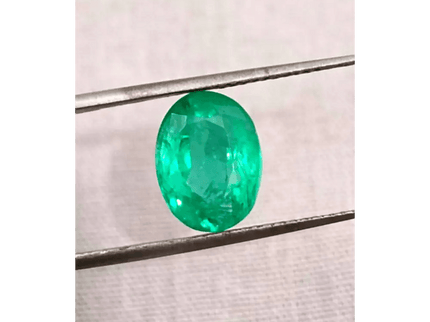 2.80ct Vivid Golden Green Panjshir Emerald , 100% Natural Earth Mined Gemstone - SMSGEMS 