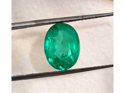2.80ct Vivid Golden Green Panjshir Emerald , 100% Natural Earth Mined Gemstone - SMSGEMS 