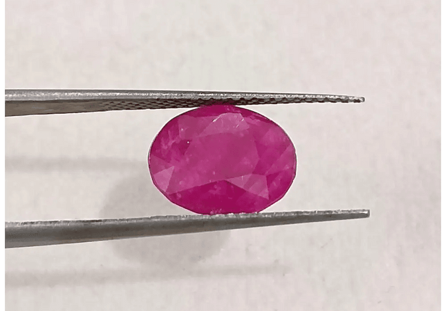 2.87ct Certified Mozambique Ruby, 100% Natural Untreated Gemstone - SMSGEMS 