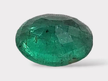 2.88ct Oval Cut Zambian Emerald ,100% Natural Earth Mined Gemstone - SMSGEMS 