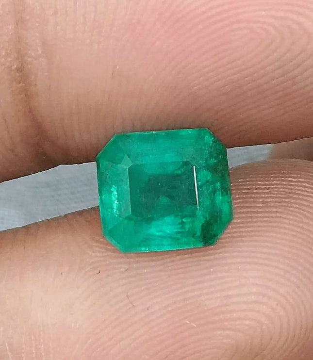 2.90ct Panjshir Emerald, 100% Natural Gemstone - SMSGEMS 