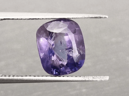 2.90ct IGI Certified Beautiful Bi-Color Blue-Purple Ceylon Sapphire, Natural Earth Mined untreated Gemstone - SMSGEMS 