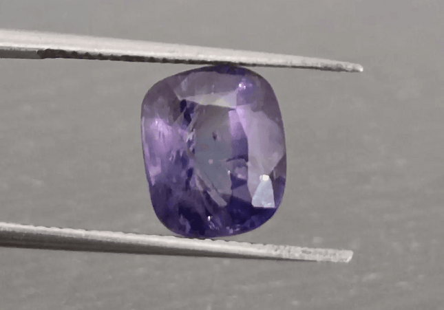 2.90ct IGI Certified Beautiful Bi-Color Blue-Purple Ceylon Sapphire, Natural Earth Mined untreated Gemstone - SMSGEMS 