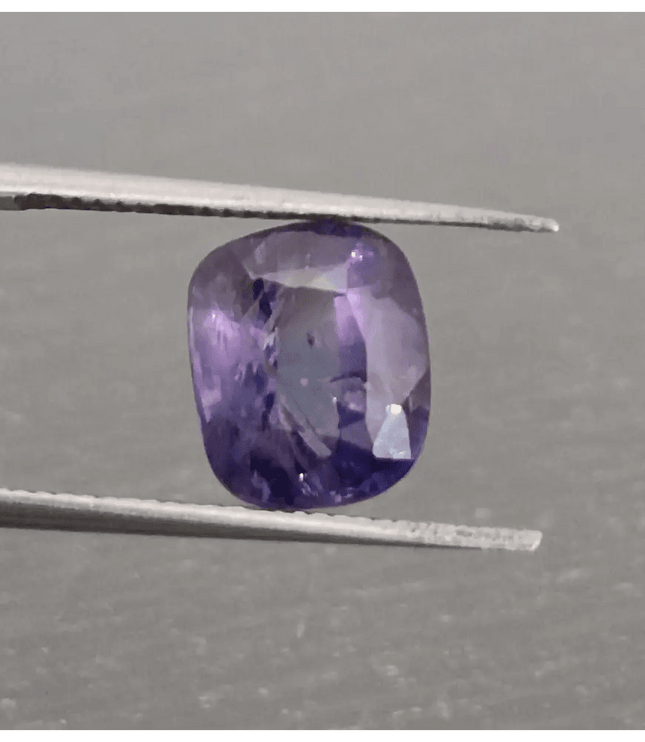 2.90ct IGI Certified Beautiful Bi-Color Blue-Purple Ceylon Sapphire, Natural Earth Mined untreated Gemstone - SMSGEMS 