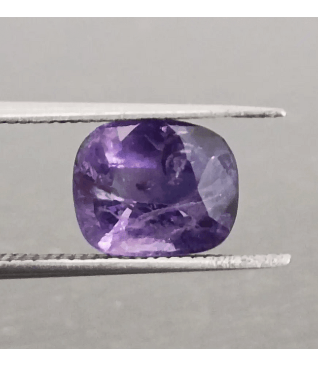 2.90ct IGI Certified Beautiful Bi-Color Blue-Purple Ceylon Sapphire, Natural Earth Mined untreated Gemstone - SMSGEMS 