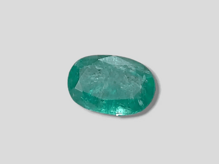 2.93ct Slightly bluish Green Zambian Emerald , 100% Natural Earth Mined Gemstone. - SMSGEMS 
