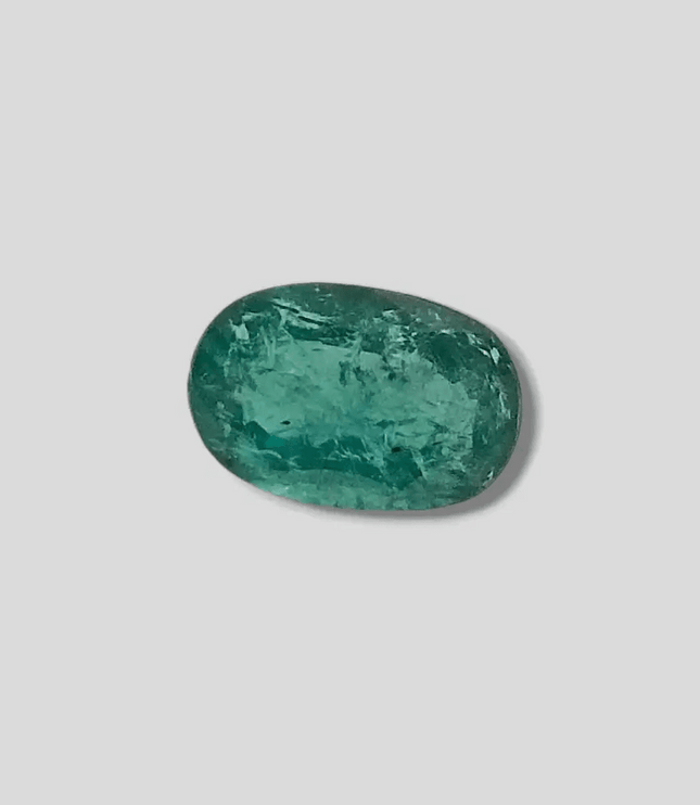 2.93ct Slightly bluish Green Zambian Emerald , 100% Natural Earth Mined Gemstone. - SMSGEMS 