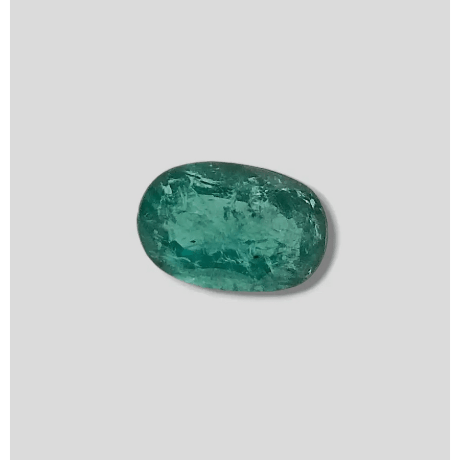 2.93ct Slightly bluish Green Zambian Emerald , 100% Natural Earth Mined Gemstone. - SMSGEMS 