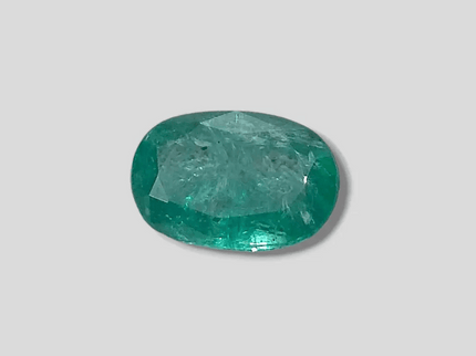 2.93ct Slightly bluish Green Zambian Emerald , 100% Natural Earth Mined Gemstone. - SMSGEMS 