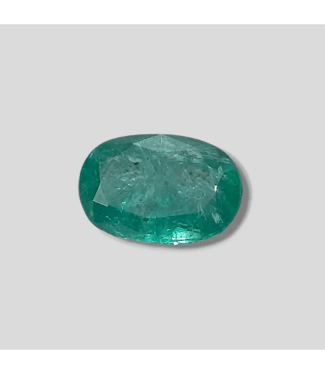 2.93ct Slightly bluish Green Zambian Emerald , 100% Natural Earth Mined Gemstone. - SMSGEMS 