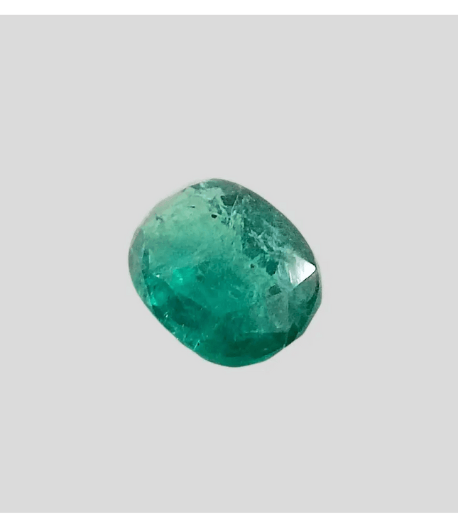 2.93ct Slightly bluish Green Zambian Emerald , 100% Natural Earth Mined Gemstone. - SMSGEMS 