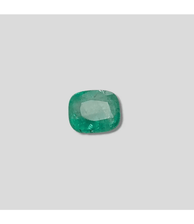 2.95ct Cushion cut Zambian Emerald, 100% Natural Gemstone - SMSGEMS 