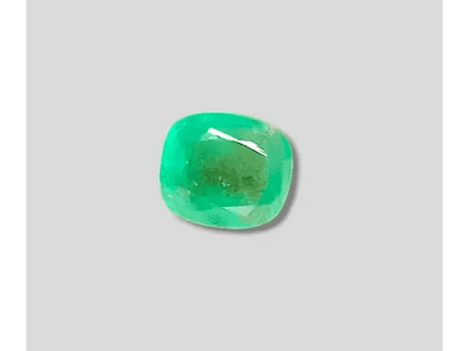 2.95ct Medium Green Cushion Cut Ethiopian Emerald, 100% Natural Earth Mined Gemstone - SMSGEMS 