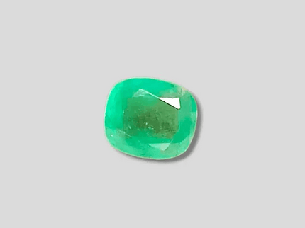 2.95ct Medium Green Cushion Cut Ethiopian Emerald, 100% Natural Earth Mined Gemstone - SMSGEMS 