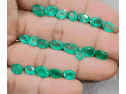 21.66ct Emerald Parcel, 100% Natural Emeralds - SMSGEMS 