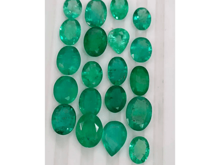 21.66ct Emerald Parcel, 100% Natural Emeralds - SMSGEMS 