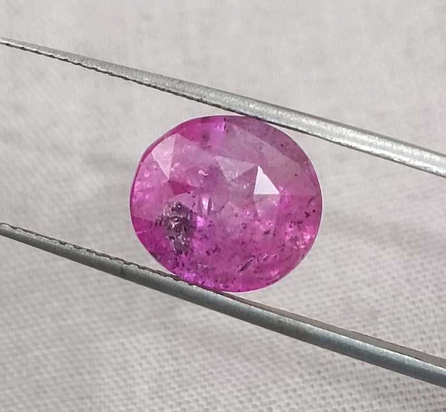 5.42ct Certified Sri Lanka Ruby, Untreated Natural Loose Gemstone