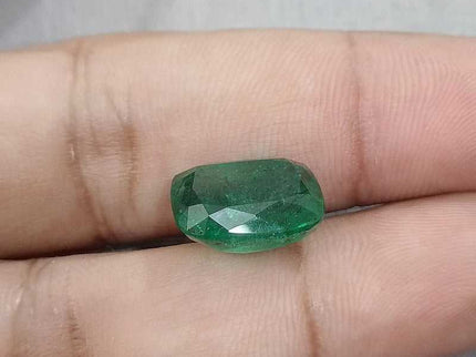 8.60ct GSI Certified Deep Green Swat Emerald