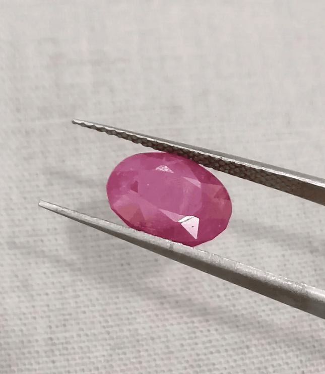 3.00ct Mozambique Ruby, Natural Untreated Gemstone - SMSGEMS 