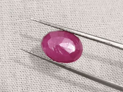 3.00ct Mozambique Ruby, Natural Untreated Gemstone - SMSGEMS 