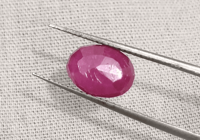 3.00ct Mozambique Ruby, Natural Untreated Gemstone - SMSGEMS 