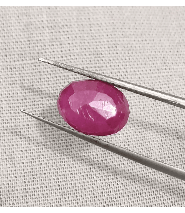 3.00ct Mozambique Ruby, Natural Untreated Gemstone - SMSGEMS 