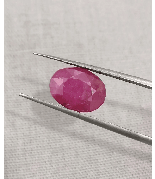 3.00ct Mozambique Ruby, Natural Untreated Gemstone - SMSGEMS 