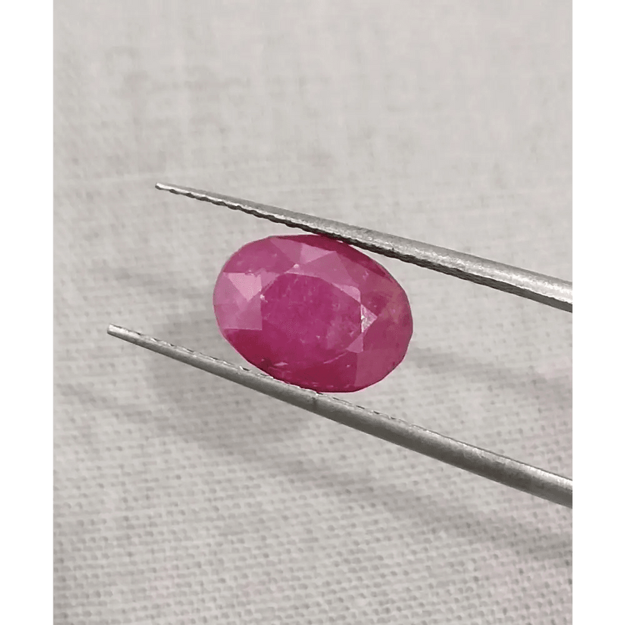3.00ct Mozambique Ruby, Natural Untreated Gemstone - SMSGEMS 
