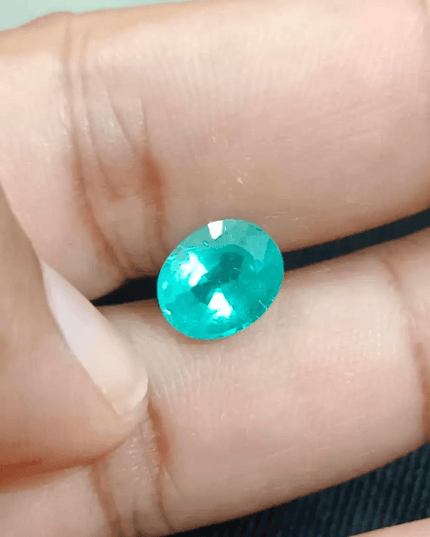 3.00ct Pastel Green Russian Emerald , 100% Natural Earth Mined Gem. - SMSGEMS 
