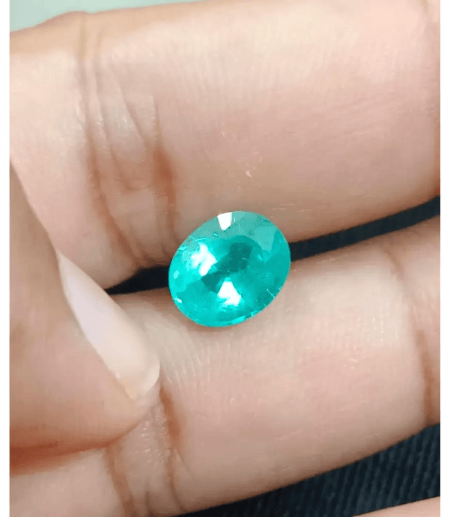 3.00ct Pastel Green Russian Emerald , 100% Natural Earth Mined Gem. - SMSGEMS 