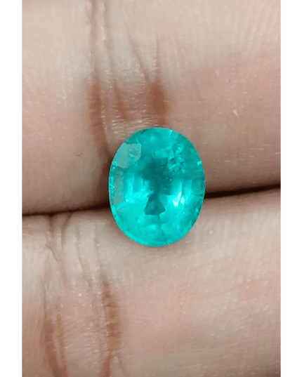 3.00ct Pastel Green Russian Emerald , 100% Natural Earth Mined Gem. - SMSGEMS 