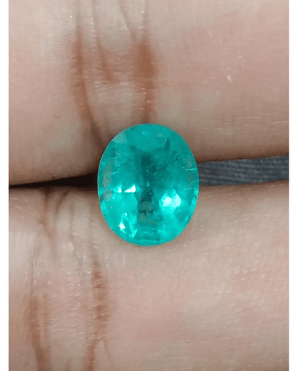 3.00ct Pastel Green Russian Emerald , 100% Natural Earth Mined Gem. - SMSGEMS 