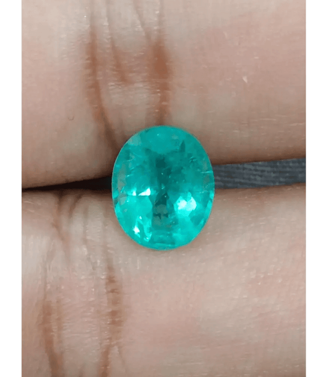 3.00ct Pastel Green Russian Emerald , 100% Natural Earth Mined Gem. - SMSGEMS 