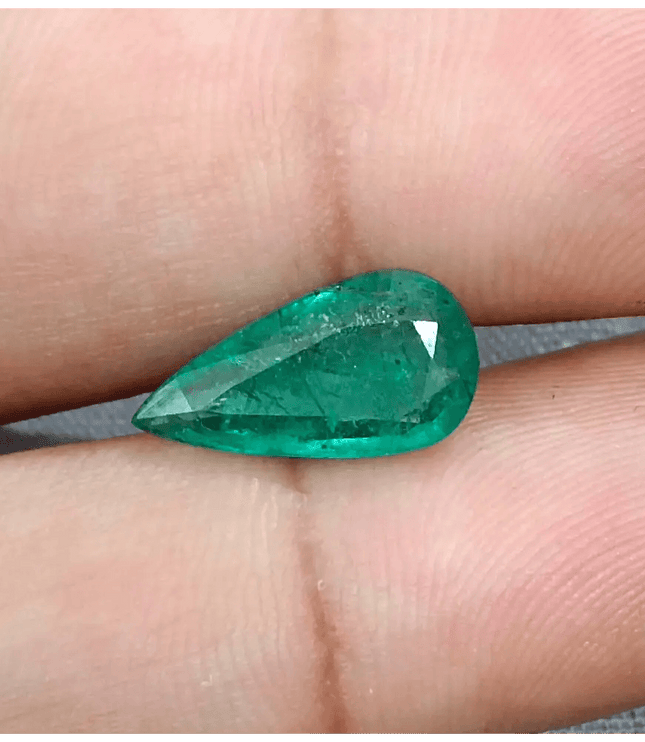 3.07ct Zambian Emerald, 100% Natural Earth Mined Gemstone. - SMSGEMS 