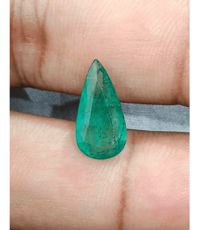 3.07ct Zambian Emerald, 100% Natural Earth Mined Gemstone. - SMSGEMS 