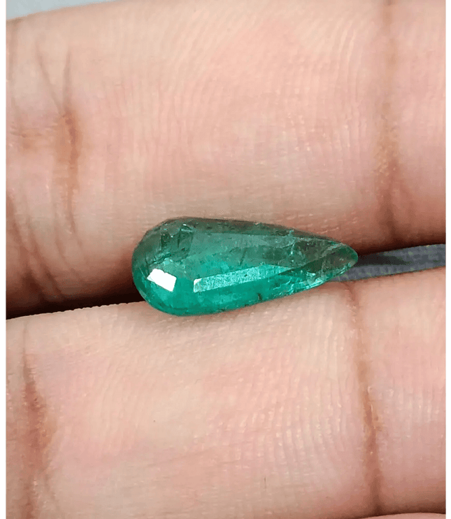3.07ct Zambian Emerald, 100% Natural Earth Mined Gemstone. - SMSGEMS 