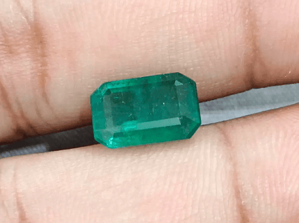 3.22ct Zambian Emerald, 100% Natural Earth Mined Gemstones. - SMSGEMS 