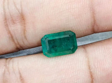 3.22ct Zambian Emerald, 100% Natural Earth Mined Gemstones. - SMSGEMS 