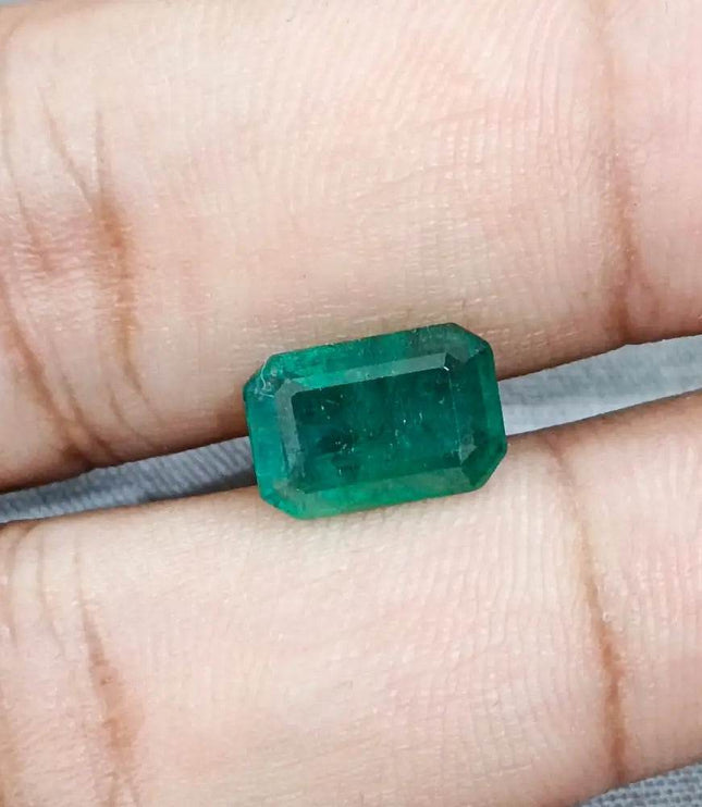 3.22ct Zambian Emerald, 100% Natural Earth Mined Gemstones. - SMSGEMS 